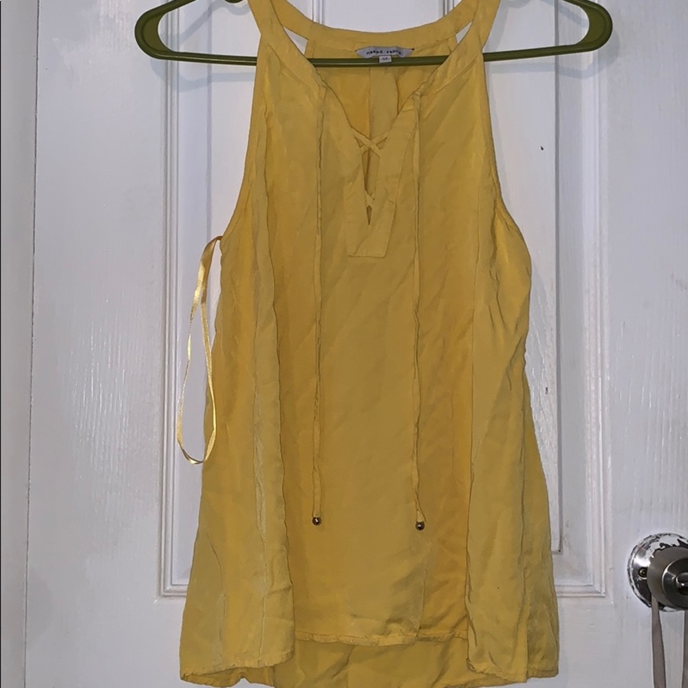 Yellow blouse